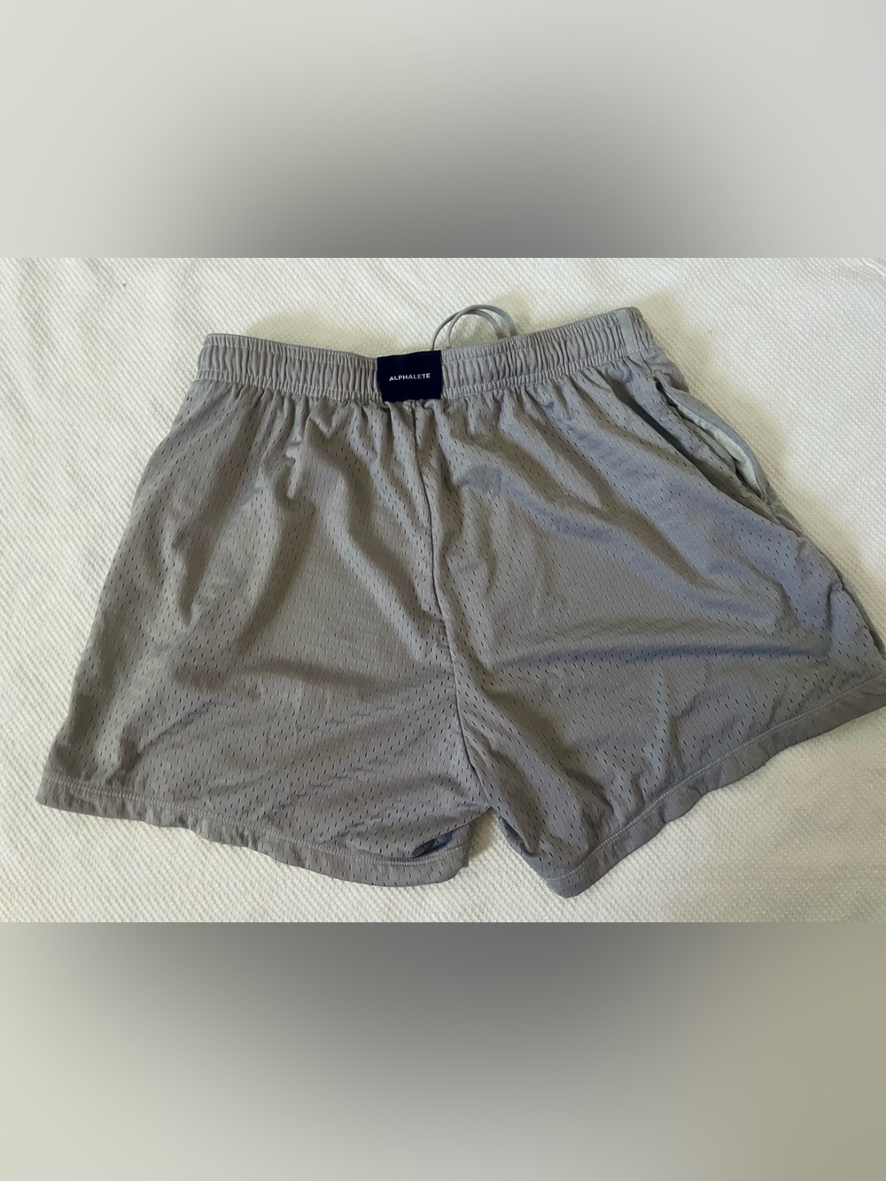 Alphalete shorts men large mesh gym athletic workout pockets - Picture 5 of 5